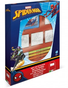 Spider-Man - Boîte de 4 timbres MUL27817 Multiprint- Futurartshop.com