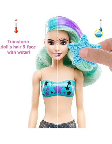 Barbie Color Reveal 7 Sorprese Serie 4 Sirena TOYGVK12 Mattel | Futurartshop.com