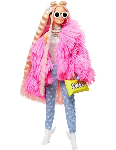 Barbie Extra Bambola con pelliccia rosa MAGGRN28 Mattel | Futurartshop.com
