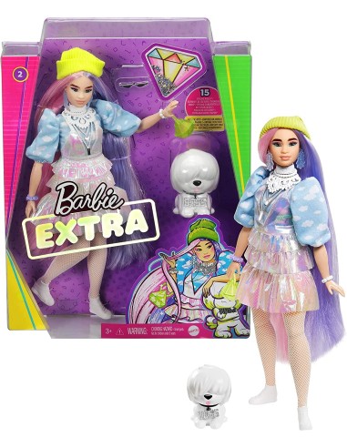 Barbie dolls Extra Doll dress-grey MAGGVR05 Mattel | Futurartshop.com