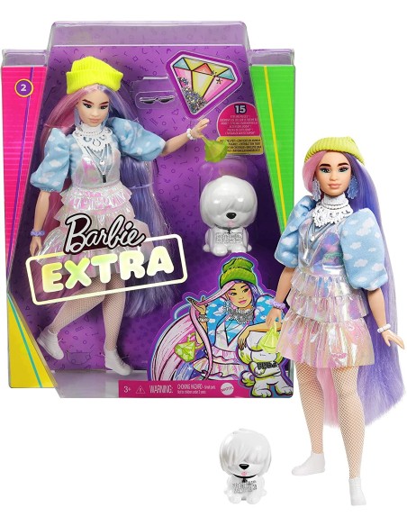 Barbie dolls Extra Doll dress-grey MAGGVR05 Mattel | Futurartshop.com