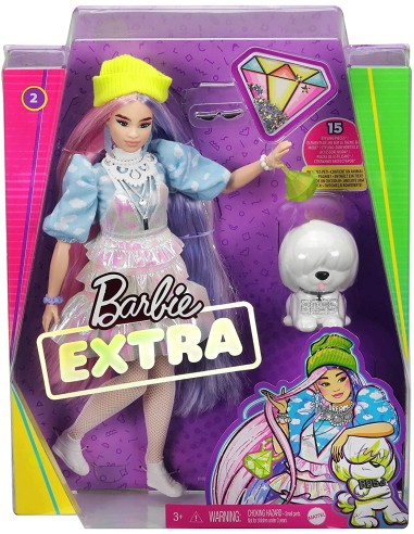 Barbie Extra Bambola abito grigio MAGGVR05 Mattel | Futurartshop.com