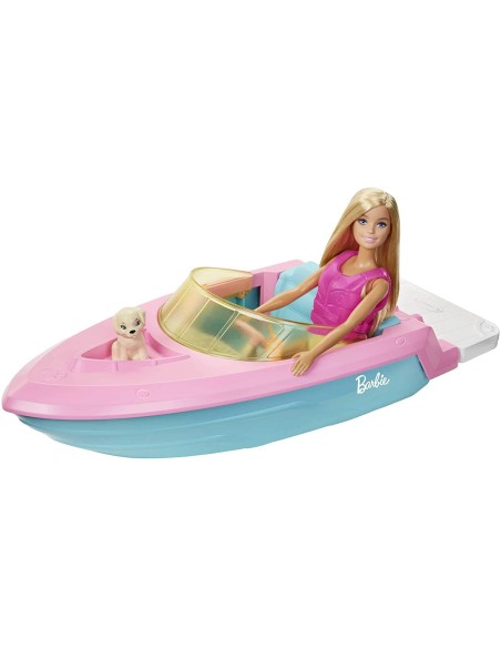Barbie Barca con Bambola e cucciolo MATGRG30 Mattel | Futurartshop.com