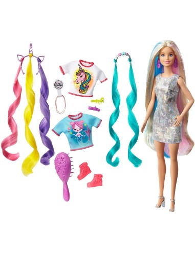 Barbie Fantasy capelli Sirena e Unicorno MATGHN03/GHN04 Mattel | Futurartshop.com