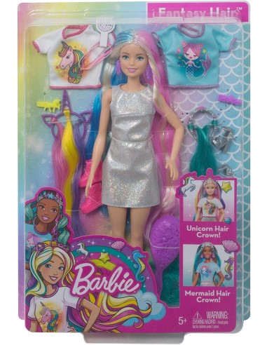 Barbie Fantasy hair, Mermaid, and Unicorn MATGHN03/GHN04 Mattel | Futurartshop.com