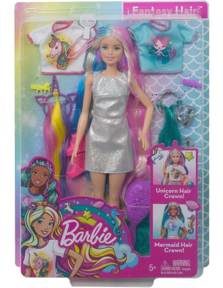 Barbie Fantasy hair, Mermaid, and Unicorn MATGHN03/GHN04 Mattel | Futurartshop.com