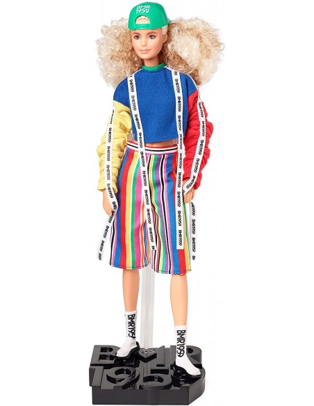 Barbie - BMR1959 Bambola con capelli ricci biondi GHT92 Mattel-Futurartshop.com