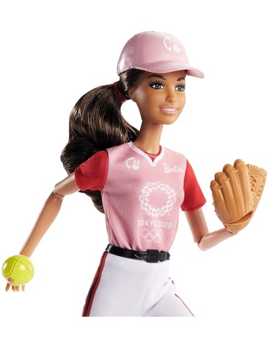 Barbie Olympic games Tokyo 2020 - the Doll girl playing Softball MATGJL73/GJL77 Mattel | Futurartshop.com