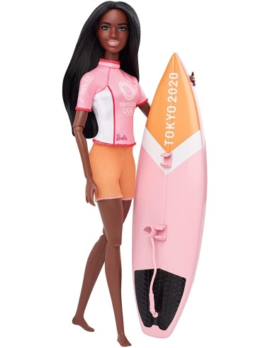 Barbie Olimpiadi Tokyo 2020 - Bambola Surfista MATGJL73/GJL76 Mattel | Futurartshop.com