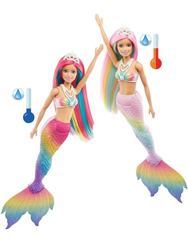 Barbie Dreamtopia Rainbow Mermaid changes color MATGTF88/GTF89 Mattel | Futurartshop.com