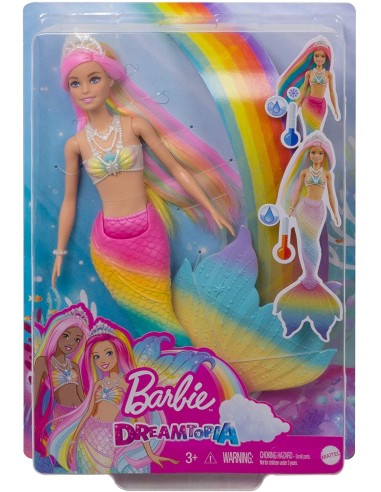Barbie Dreamtopia Rainbow Sirena cambia colore MATGTF88/GTF89 Mattel | Futurartshop.com