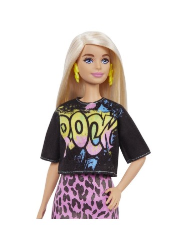 Barbie Fashionistas Doll - like with a full skirt and T-shirt Rock blond hair MATFBR37/GRB47 Mattel | Futurartshop.com
