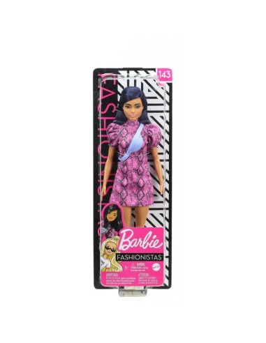Barbie Fashionistas Doll Dress print reptile 143 MATFBR37/GXY99 Mattel | Futurartshop.com
