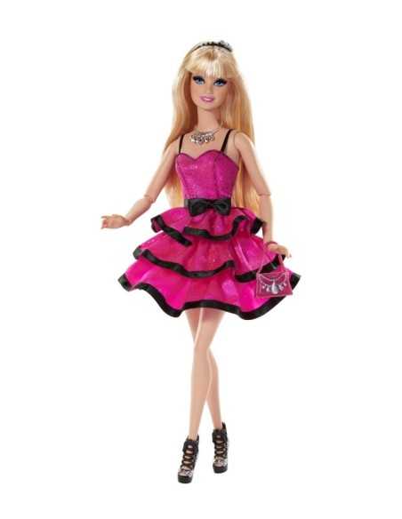 Barbie esperta di stile con vestitino fuxia e nero  MATCFV39/CCM07 Mattel | Futurartshop.com