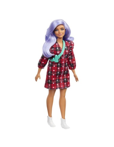 Barbie Fashionistas Bambola Abito scozzese e capelli lil 157 MATFBR37/GRB49 Mattel | Futurartshop.com