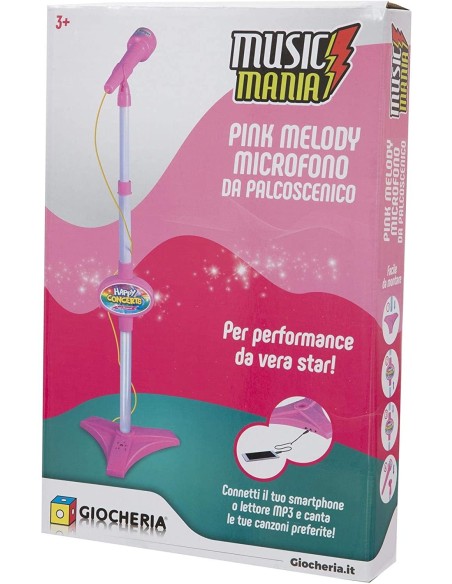 Music Mania - boom Microphone pink GIOGGI190297 Giochi Preziosi | Futurartshop.com