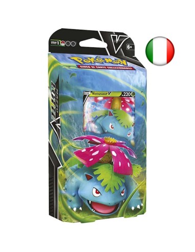 Pokémon Mazzo Lotta V Venusaur-V GAM60133-2 Futurart | Futurartshop.com