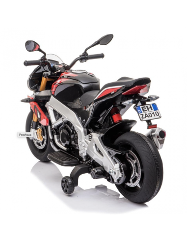Moto Elettrica per bambini Aprilia Tuono V4 1100 RR 12v rossa GIOLT922ROSSA Linea Paggio | Futurartshop.com