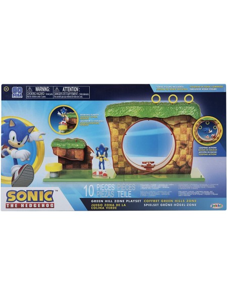 Sonic The Hedgehog PlaySet La collina verde JAK40393 Jakks Pacific | Futurartshop.com