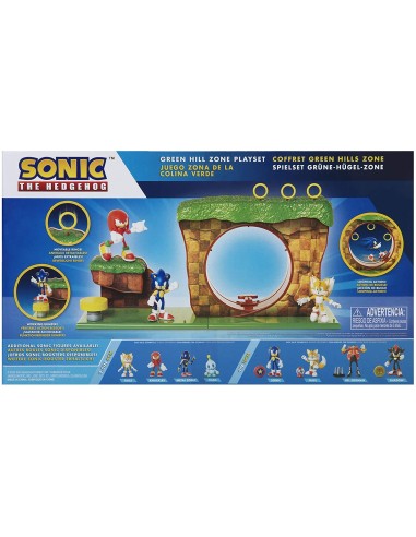 Sonic The Hedgehog PlaySet The green hill JAK40393 Jakks Pacific | Futurartshop.com