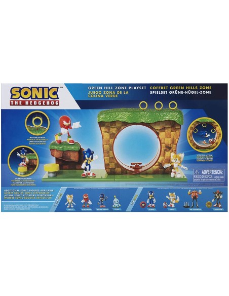 Sonic The Hedgehog PlaySet The green hill JAK40393 Jakks Pacific | Futurartshop.com