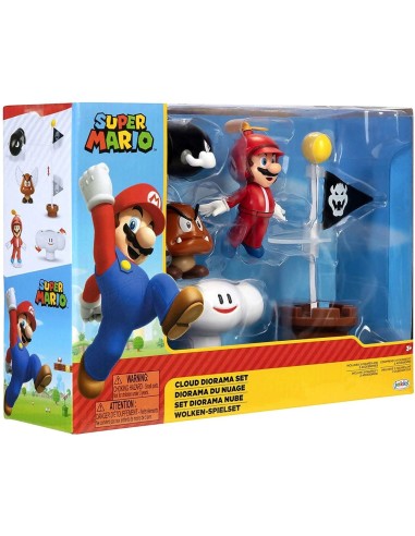 Super Mario Playset Cloud Diorama JAK40199 Jakks Pacific | Futurartshop.com