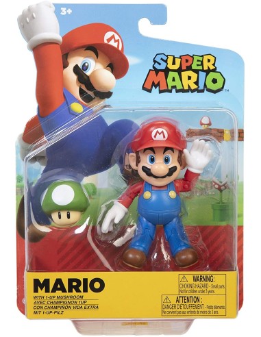 Super Mario - Character of the Mario 1-up mushroom JAK40675 Jakks Pacific | Futurartshop.com