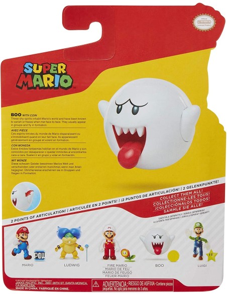 Super Mario - Personaggio Boo con moneta JAK72684 Jakks Pacific | Futurartshop.com