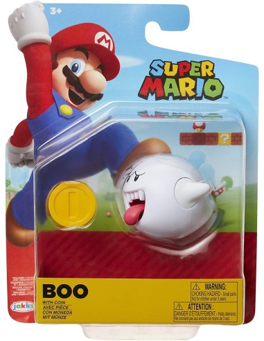 Super Mario - Personaggio Boo con moneta JAK72684 Jakks Pacific | Futurartshop.com