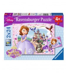 Puzzle księżniczka Sophia Basia 2 x 24 szt  09086 Ravensburger- Futurartshop.com