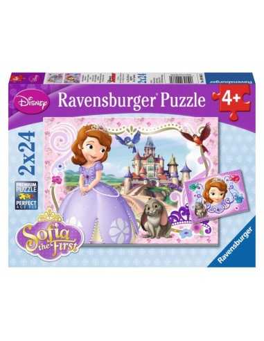 Puzzle principessa sofia avventure reali 2 x 24 pz  RAV09086 Ravensburger | Futurartshop.com