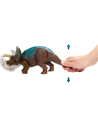 Jurassic World Camp cretaceous shot sound - Triceratops MAGGJN64/GVH66 Mattel | Futurartshop.com