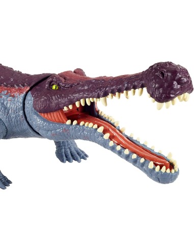 Jurassic World Camp Cretaceous Morso Estremo - Sarcosuchus MAGGJP32/GVG68 Mattel | Futurartshop.com