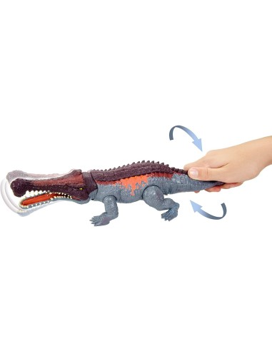 Jurassic World Camp Cretaceous Bite Extreme - Sarcosuchus MAGGJP32/GVG68 Mattel | Futurartshop.com
