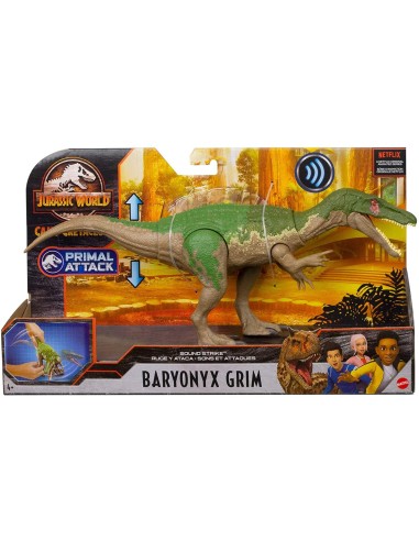 Jurassic World Camp Cretaceous Shot sound - Baryonyx Grim MAGGJN64/GVH65 Mattel | Futurartshop.com