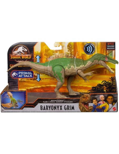 Jurassic World Camp Cretaceous Colpo di suono - Baryonyx Grim MAGGJN64/GVH65 Mattel | Futurartshop.com