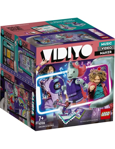 Lego Vidiyo 43106 - Unicorn DJ beatbox LEG6332283 Lego | Futurartshop.com