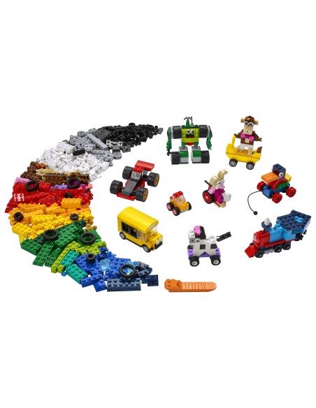 Lego Classic 11014 - Mattoncini e Ruote LEG6327642 Lego | Futurartshop.com