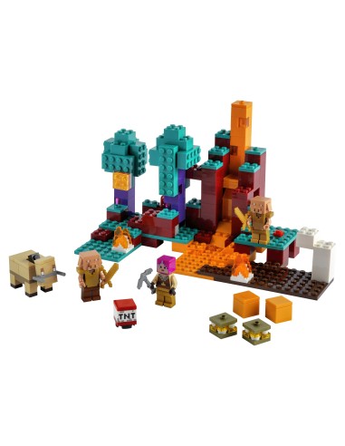 Lego Minecraft 21168 - The Warped Forest LEG6332812 Lego | Futurartshop.com