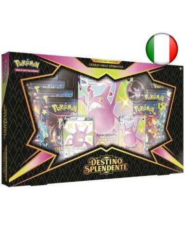 Collezione Premium 4.5 Destino Splendente shiny Crobat-VMAX GAM290-60144 Futurart | Futurartshop.com