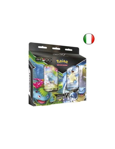 Pokémon Mazzo Lotta V Venusaur-V Blastroise-V GAM290-60135 Futurart | Futurartshop.com