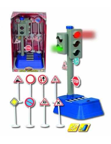 Dickie Set signs with traffic lights 106753  | Futurartshop.com