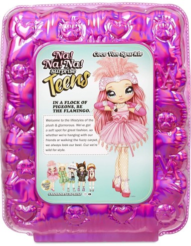 Na Na Na Surprise Teens - Bambola Coco Von Sparkle MAG572596EUC MGA | Futurartshop.com