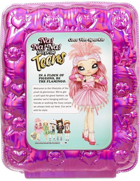 Na Na Na Surprise Teens - Bambola Coco Von Sparkle MAG572596EUC MGA | Futurartshop.com