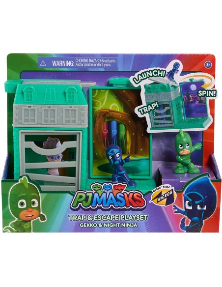 Pj Masks - Gekko e Night Ninja mini Playset trap e escape OLT95695/95698 Giochi Preziosi | Futurartshop.com