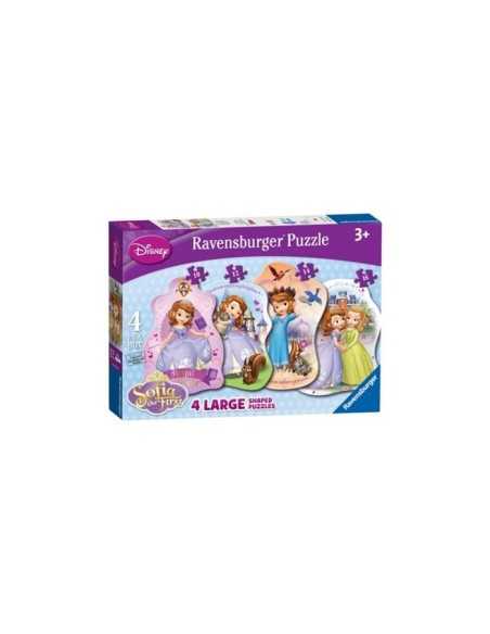 Puzzle Principessa Sofia 4 shaped RAV073498 Ravensburger | Futurartshop.com