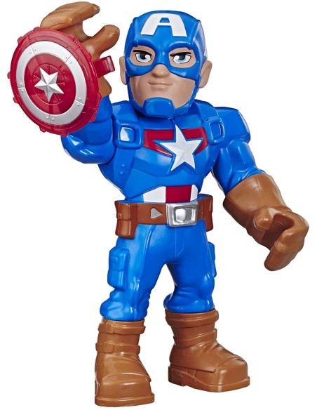Super Hero Adventures mega Captain America HASE7105ES01 Hasbro | Futurartshop.com