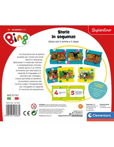 Sapientino - Bing storie in sequenze CLE16286 Clementoni | Futurartshop.com