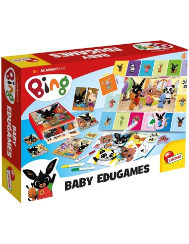 Bing Baby Edugames Mega Raccolta Giochi LIS84418 Lisciani | Futurartshop.com