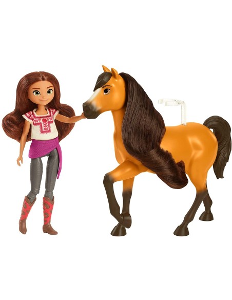 Spirit Untamed - Bambola con cavallo - Lucky e Spirit MATGXF20/GXF21 Mattel | Futurartshop.com